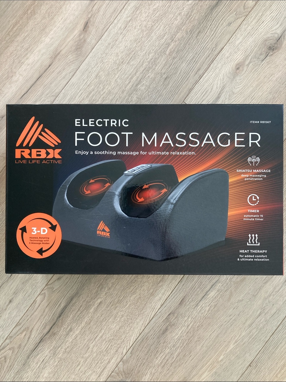 RBX Electric Foot Massager BNIB